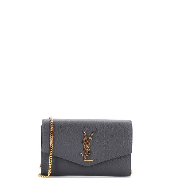 Saint Laurent Handbags - Saint Laurent Uptown Chain Wallet Leather